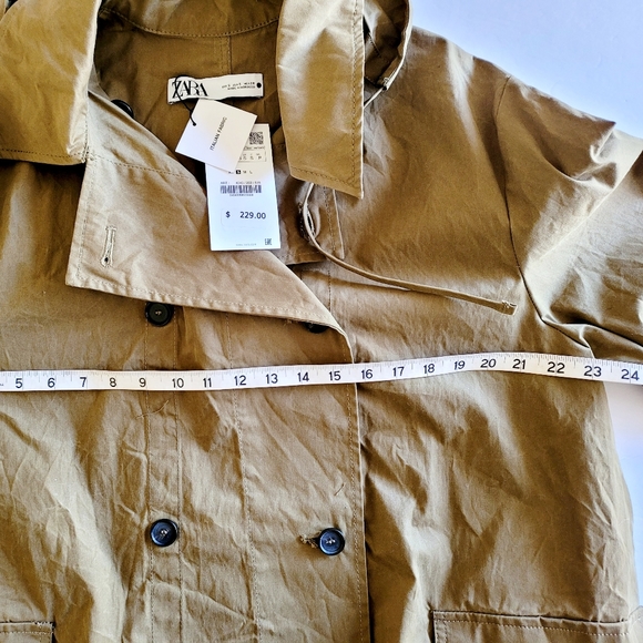 ZARA LIMITED EDITION TRENCH COAT SIZE S - Picture 9 of 11